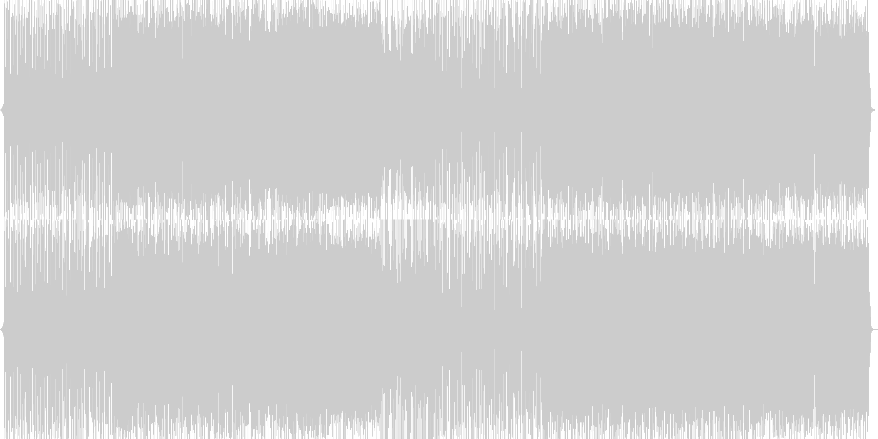 未再生の波形