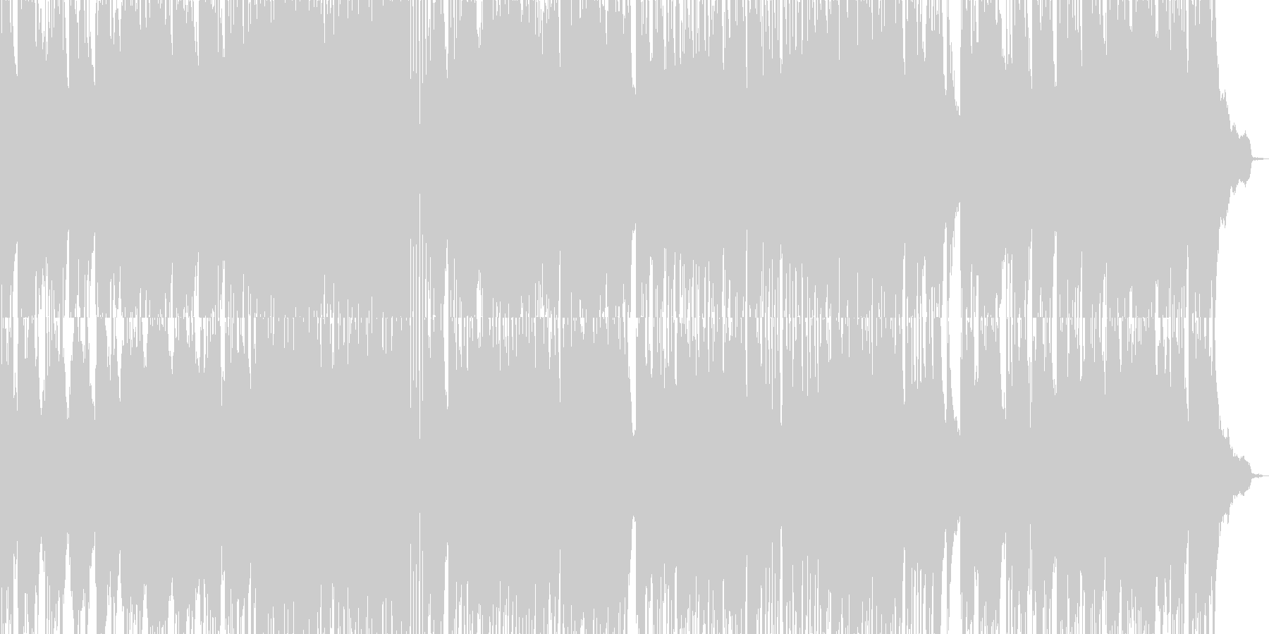 未再生の波形