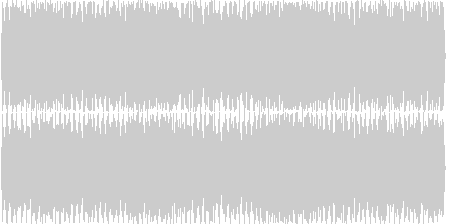 未再生の波形