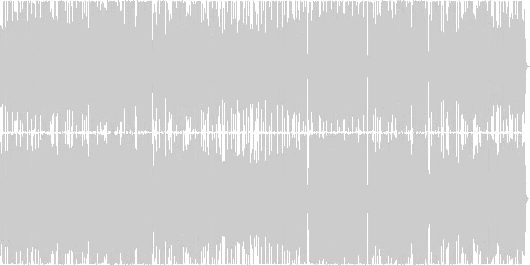 未再生の波形