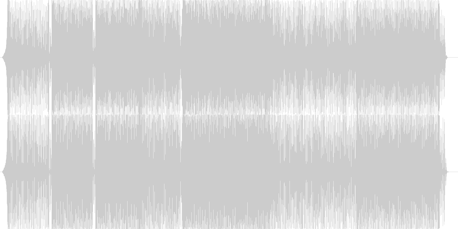 未再生の波形