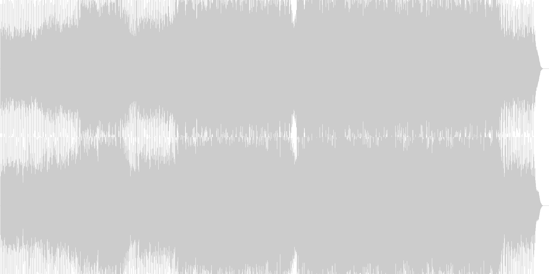 未再生の波形