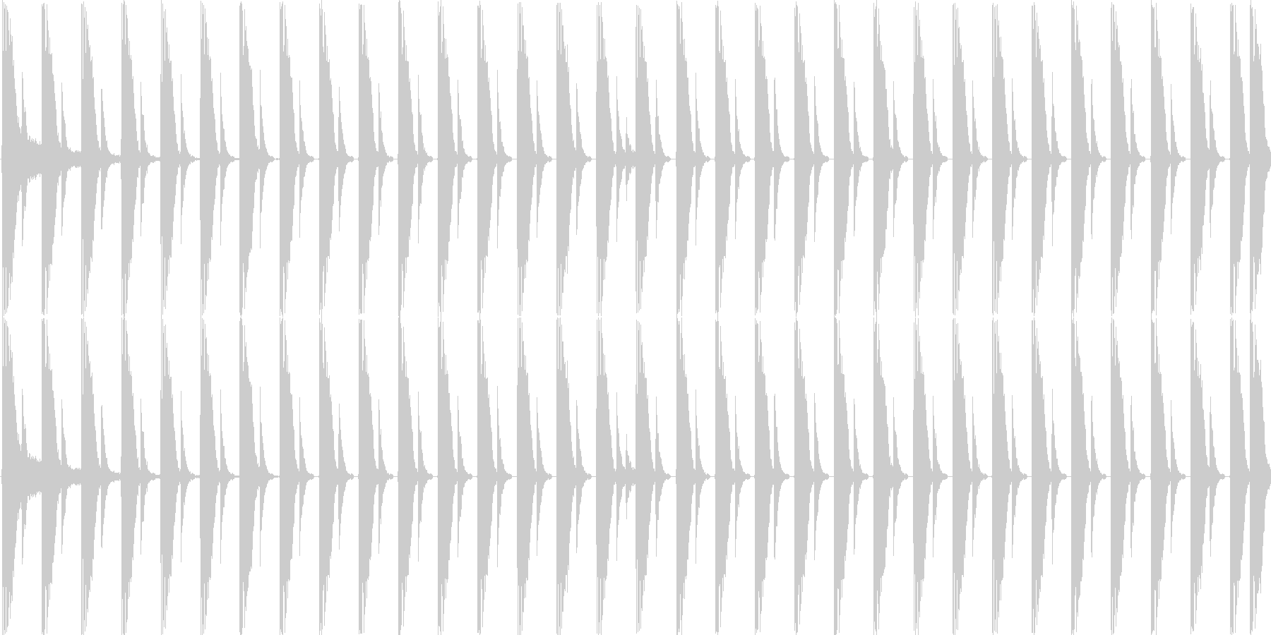 未再生の波形