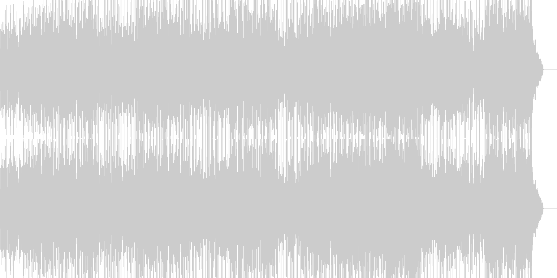 未再生の波形