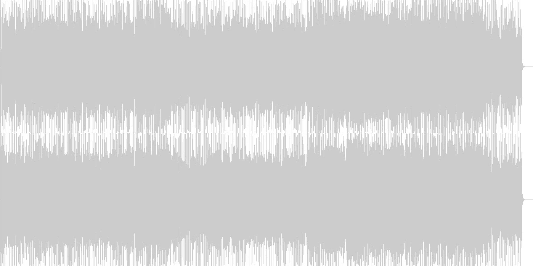 未再生の波形