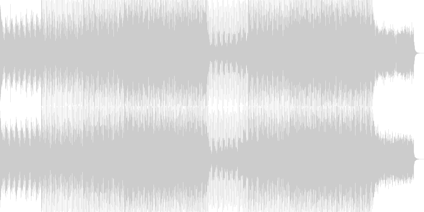 未再生の波形