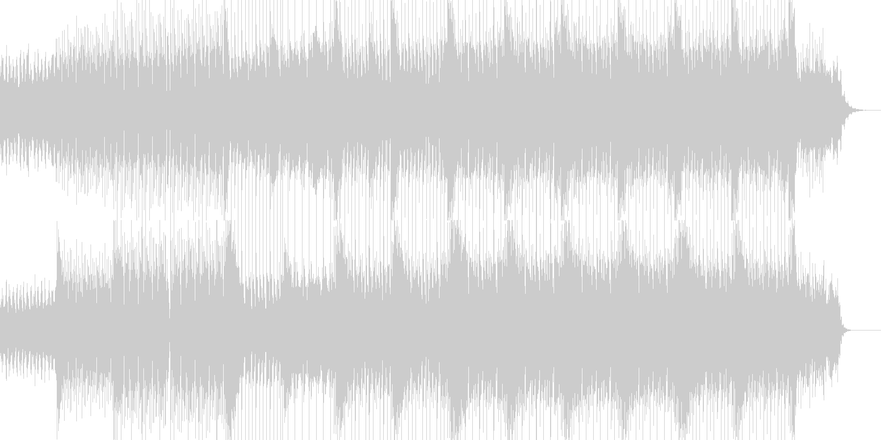 未再生の波形