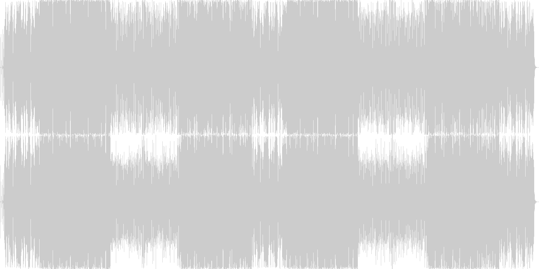 未再生の波形