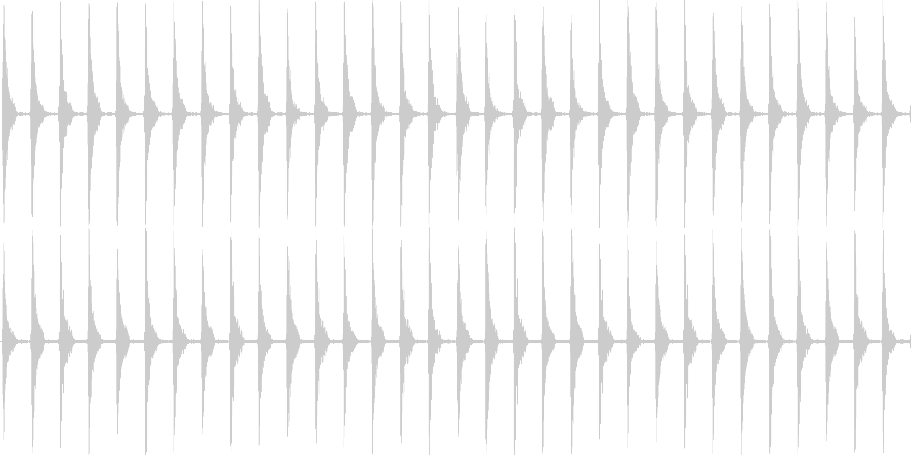 未再生の波形