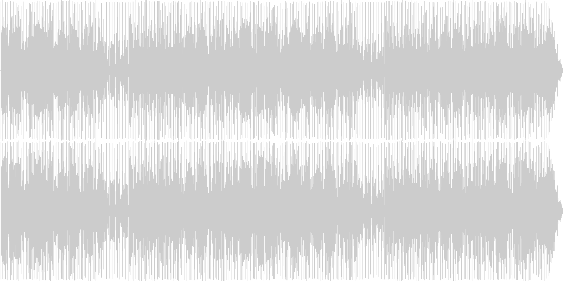 未再生の波形