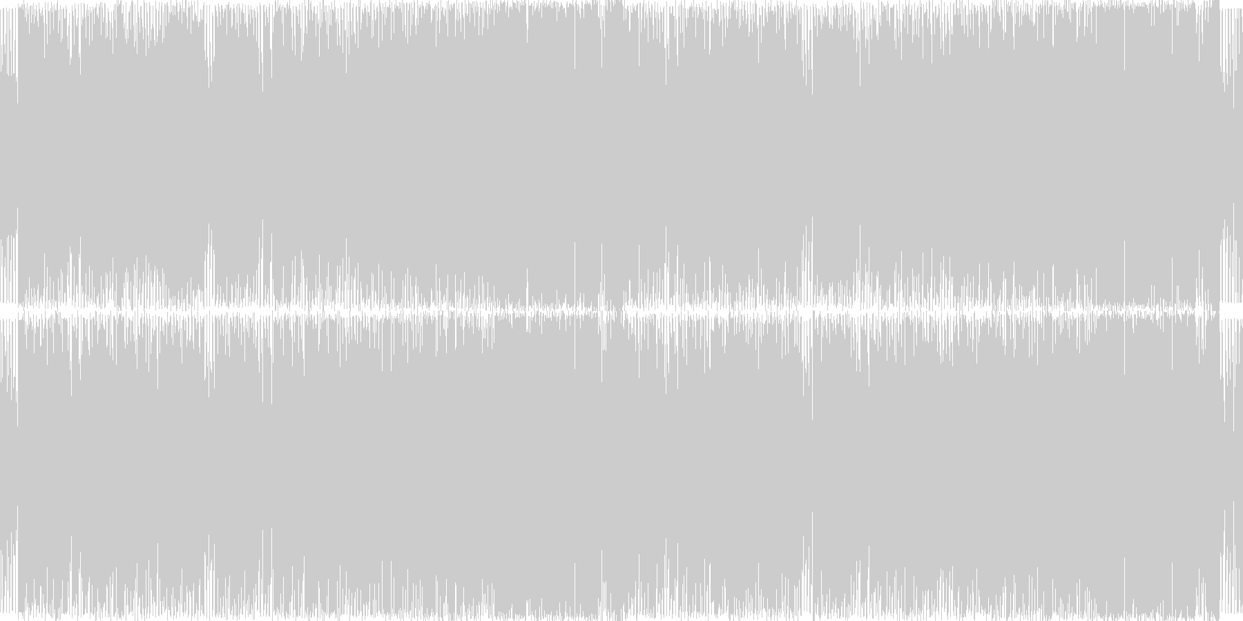 未再生の波形