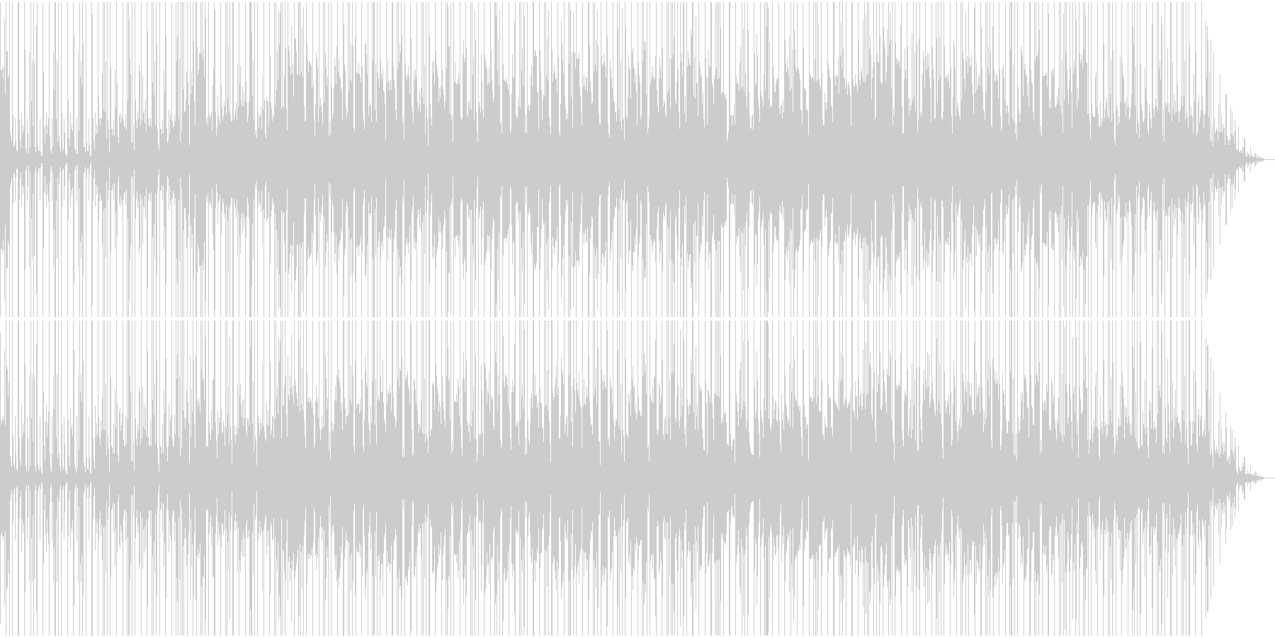 未再生の波形