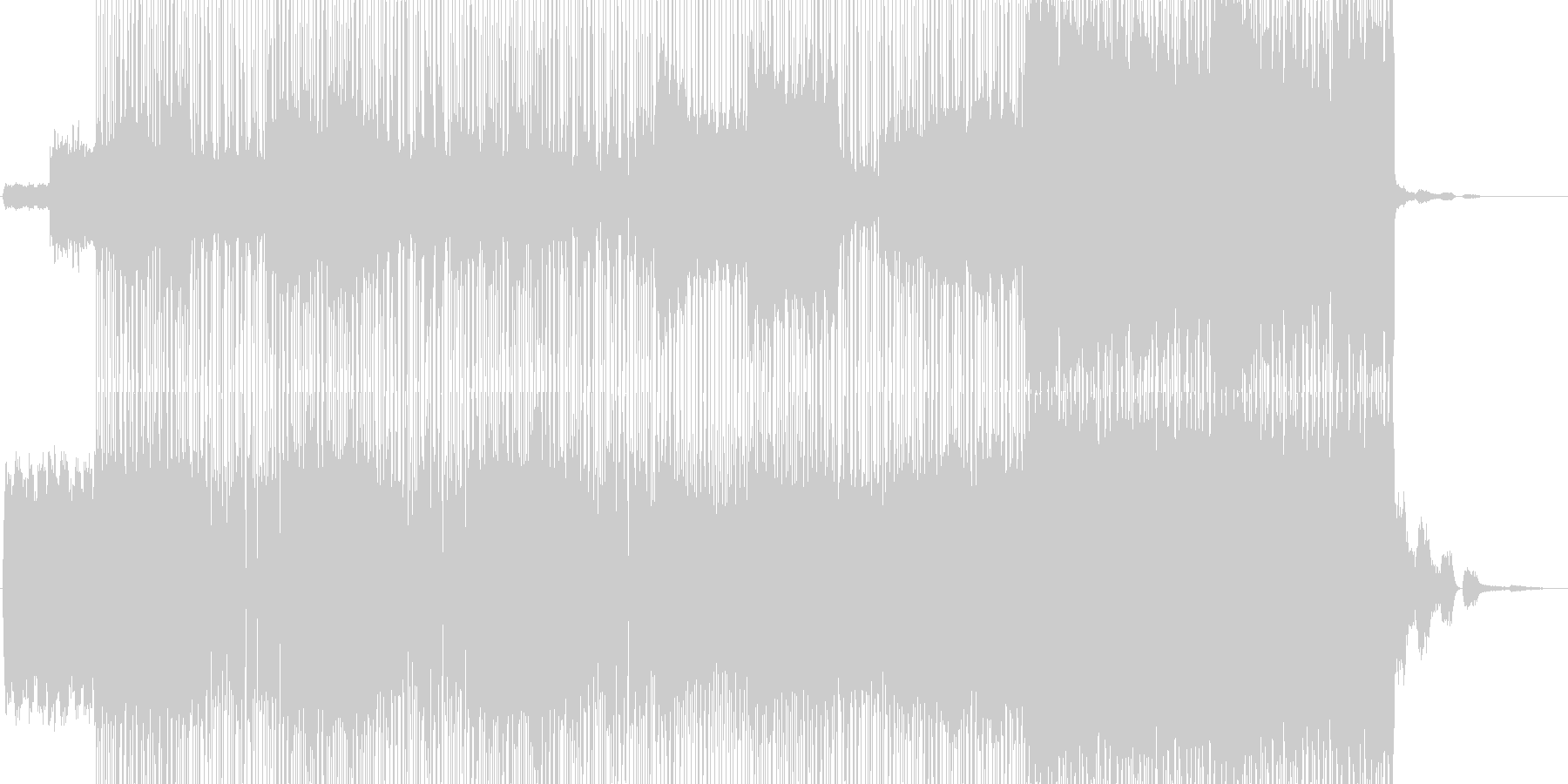 未再生の波形