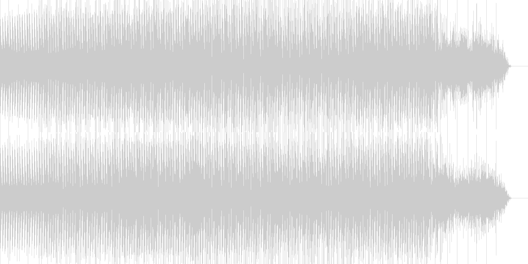 未再生の波形