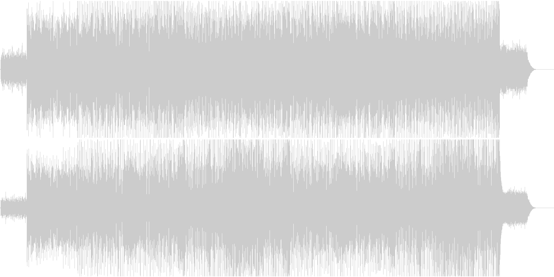 未再生の波形
