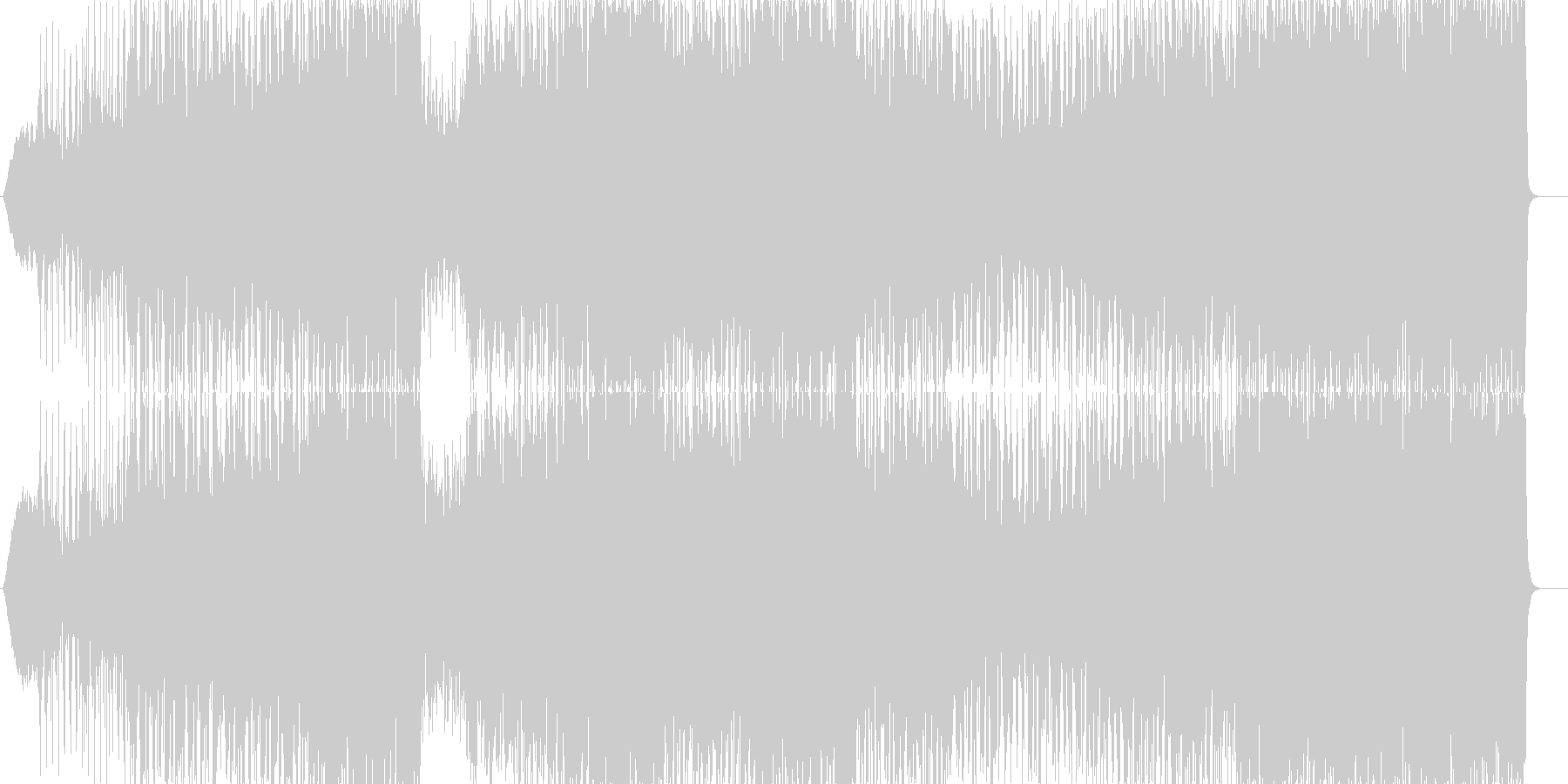未再生の波形