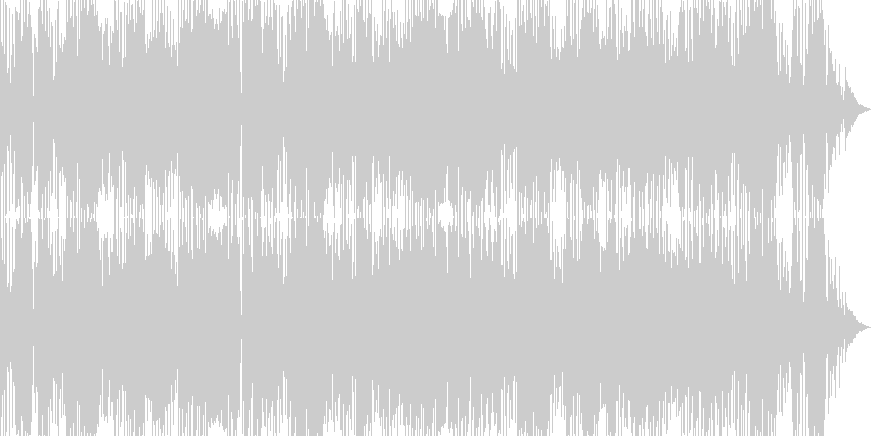未再生の波形