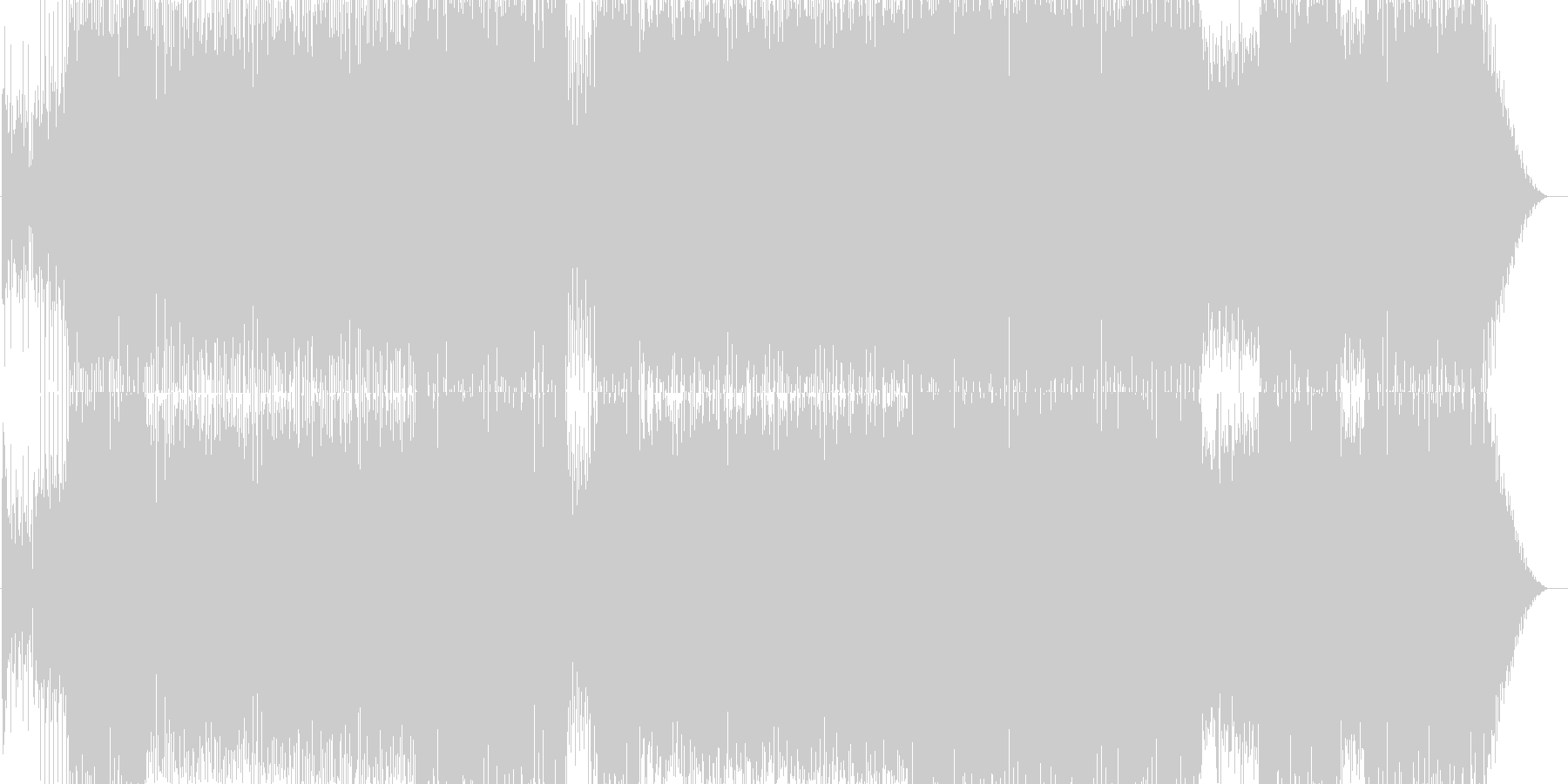 未再生の波形