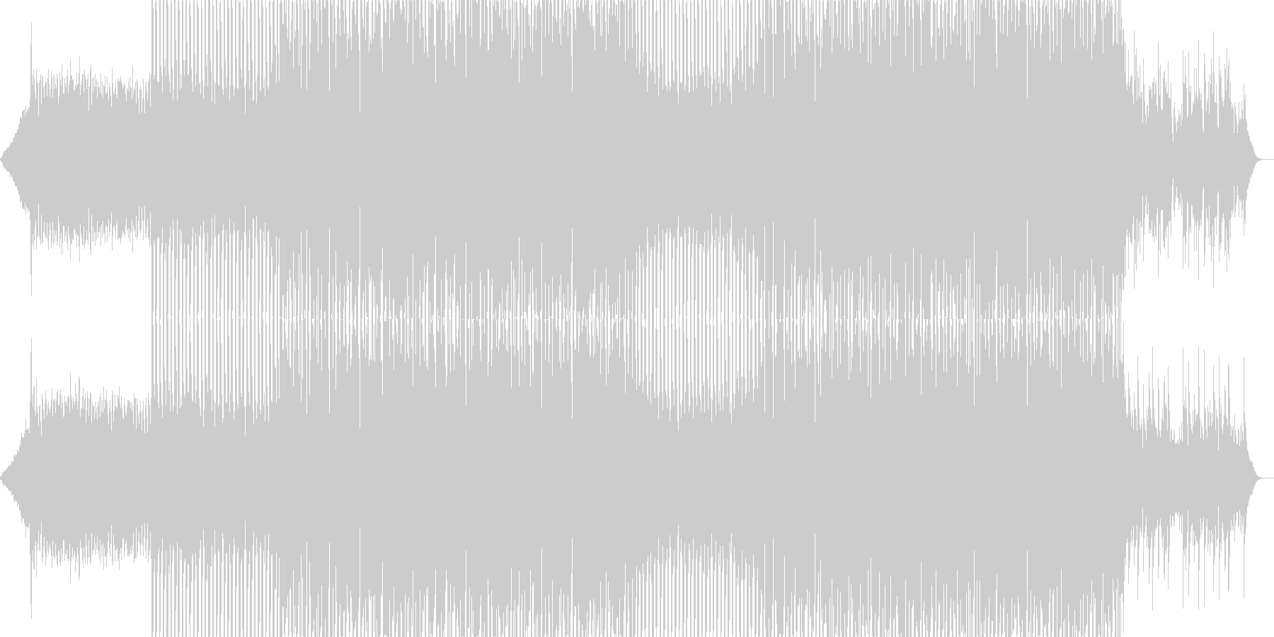 未再生の波形