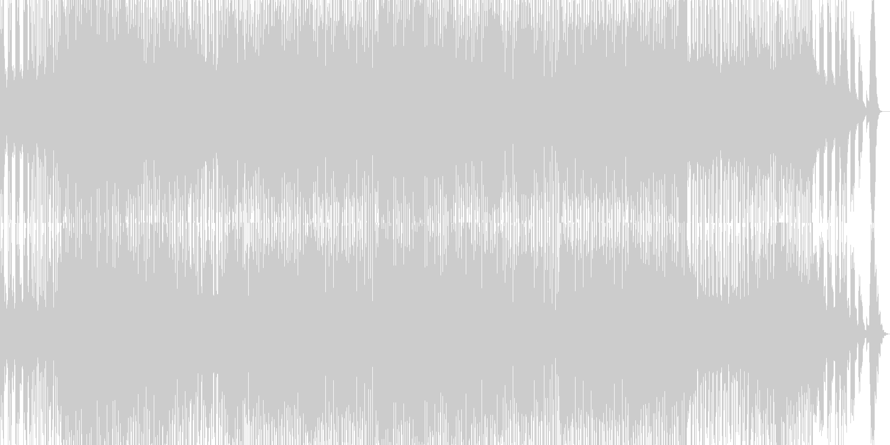 未再生の波形
