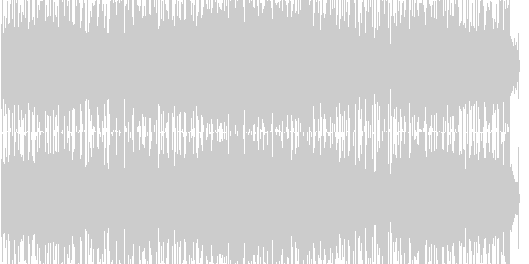 未再生の波形