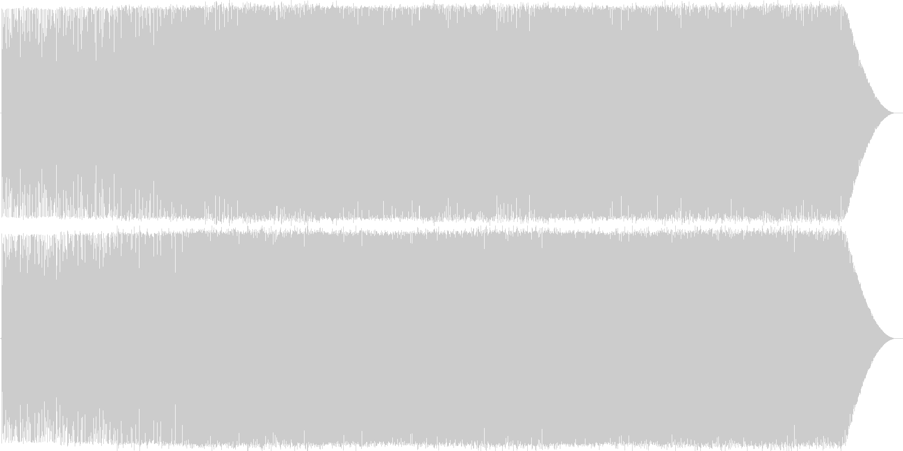 未再生の波形