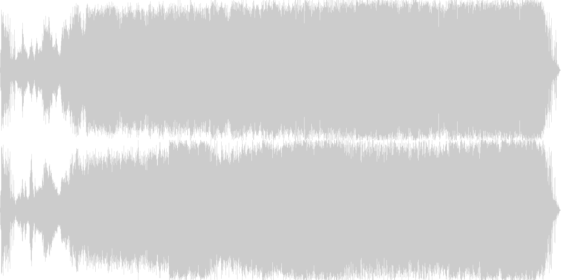 未再生の波形