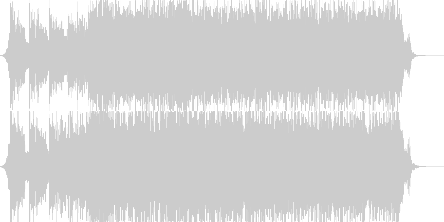 未再生の波形