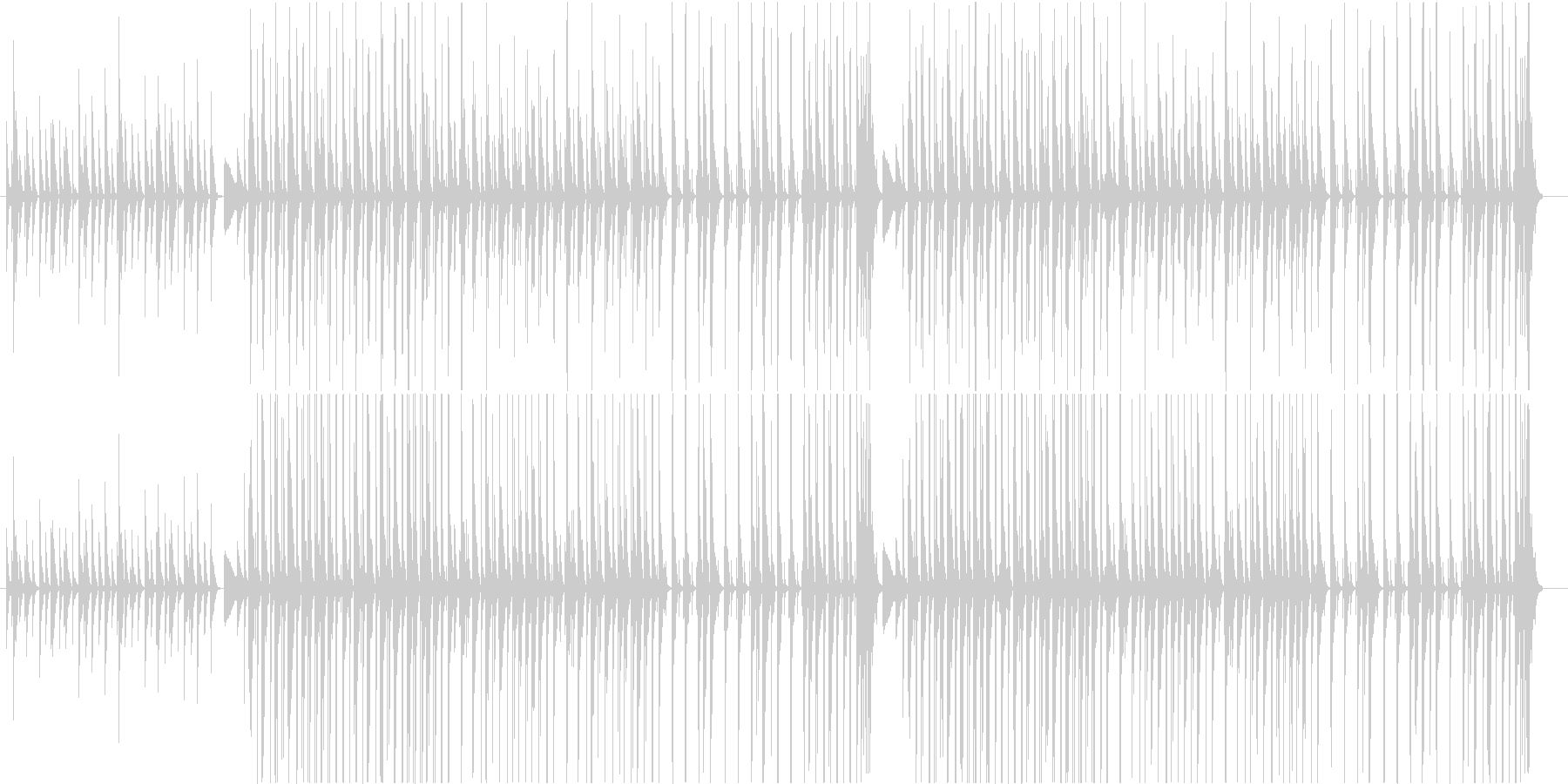 未再生の波形