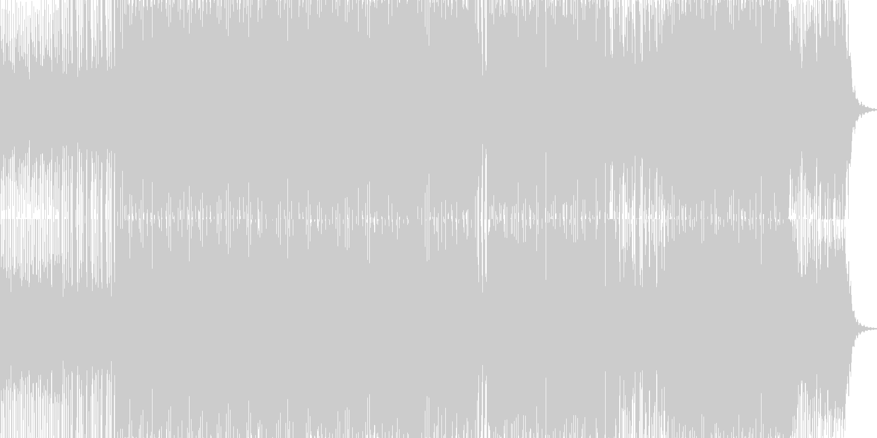 未再生の波形
