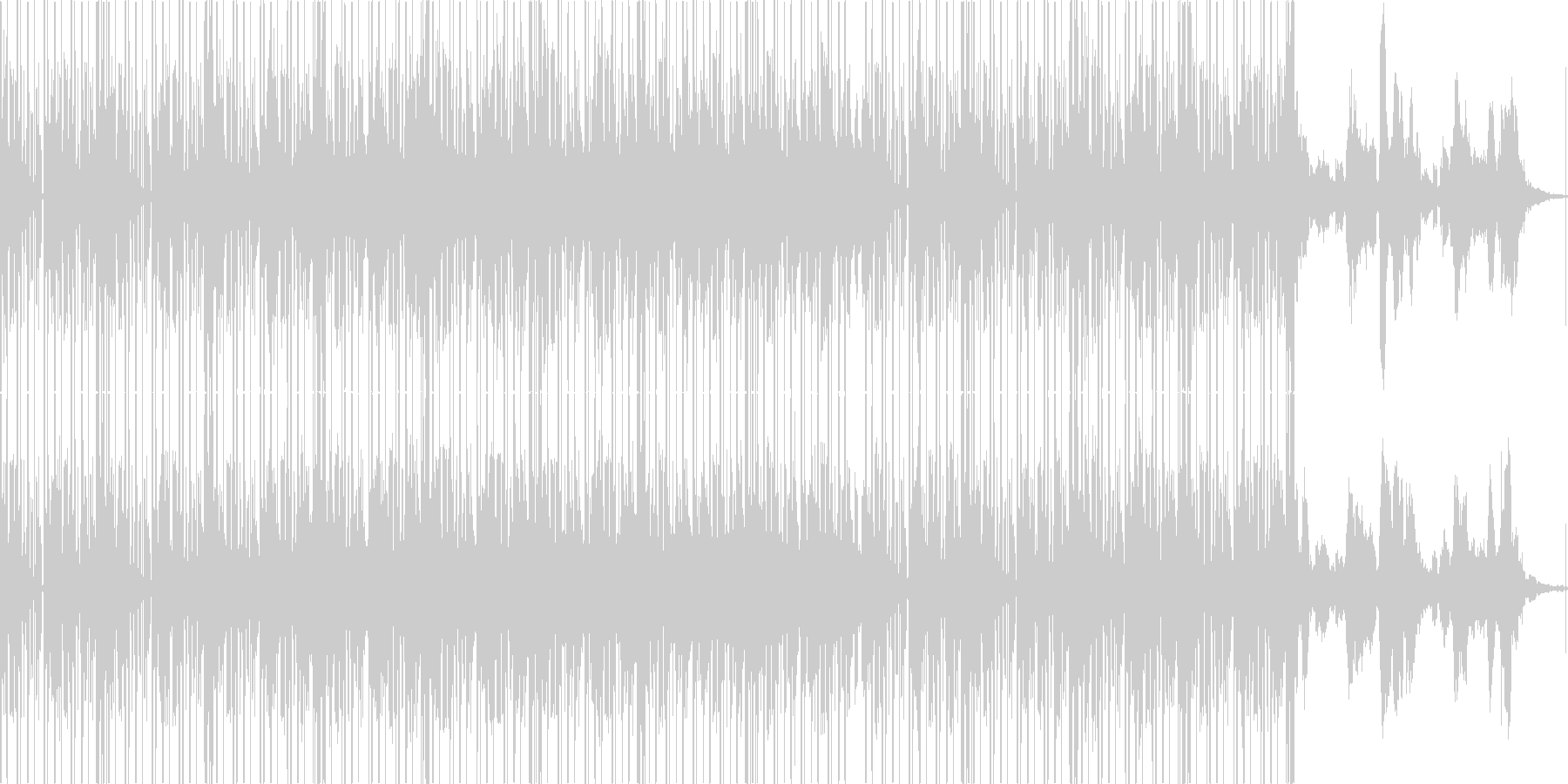 未再生の波形