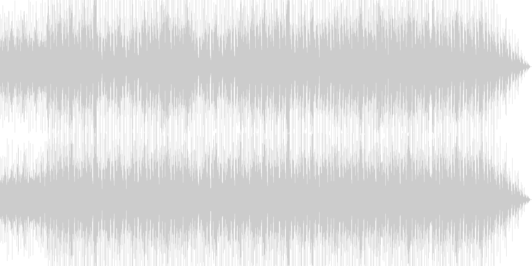未再生の波形