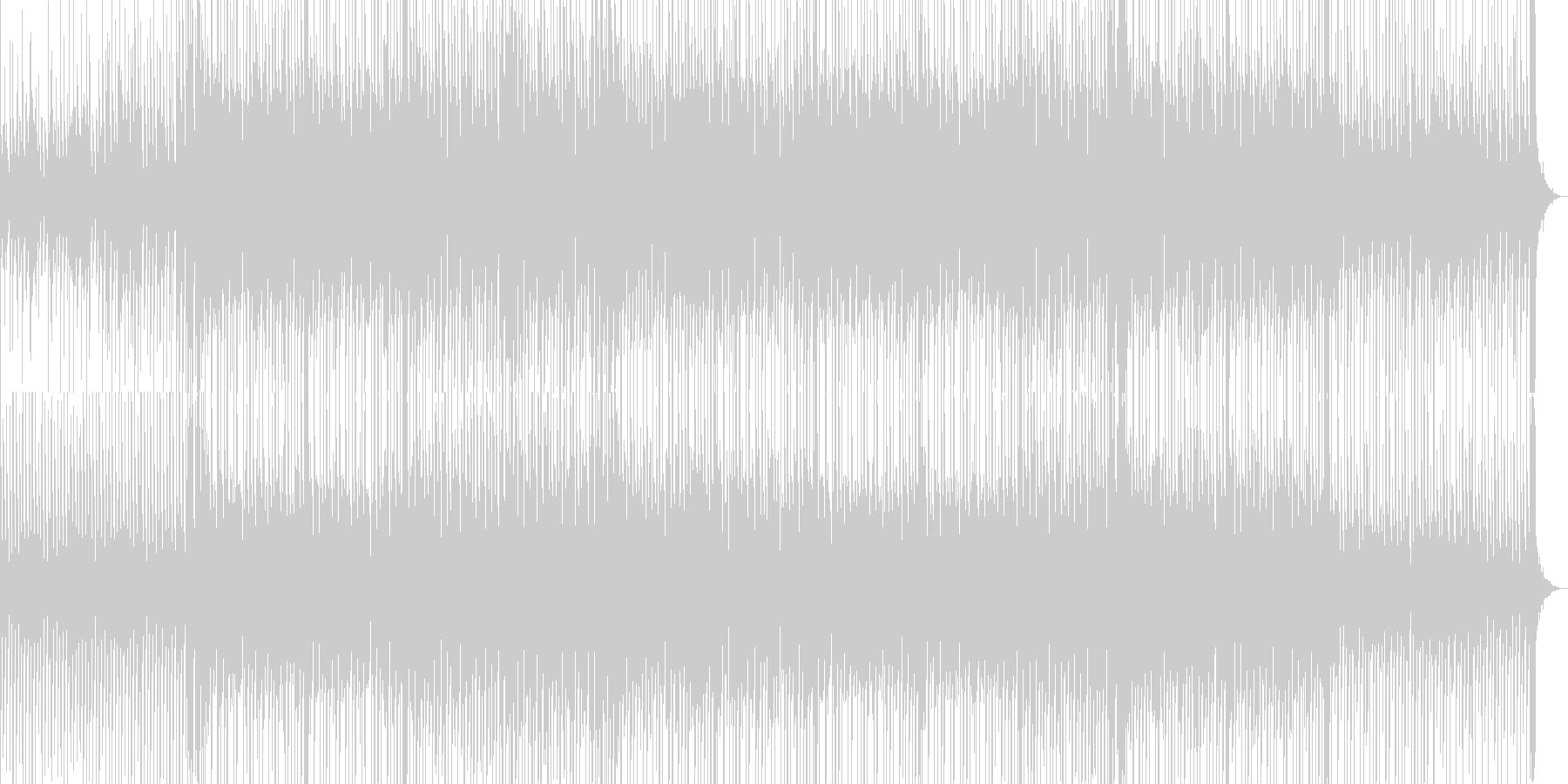 未再生の波形