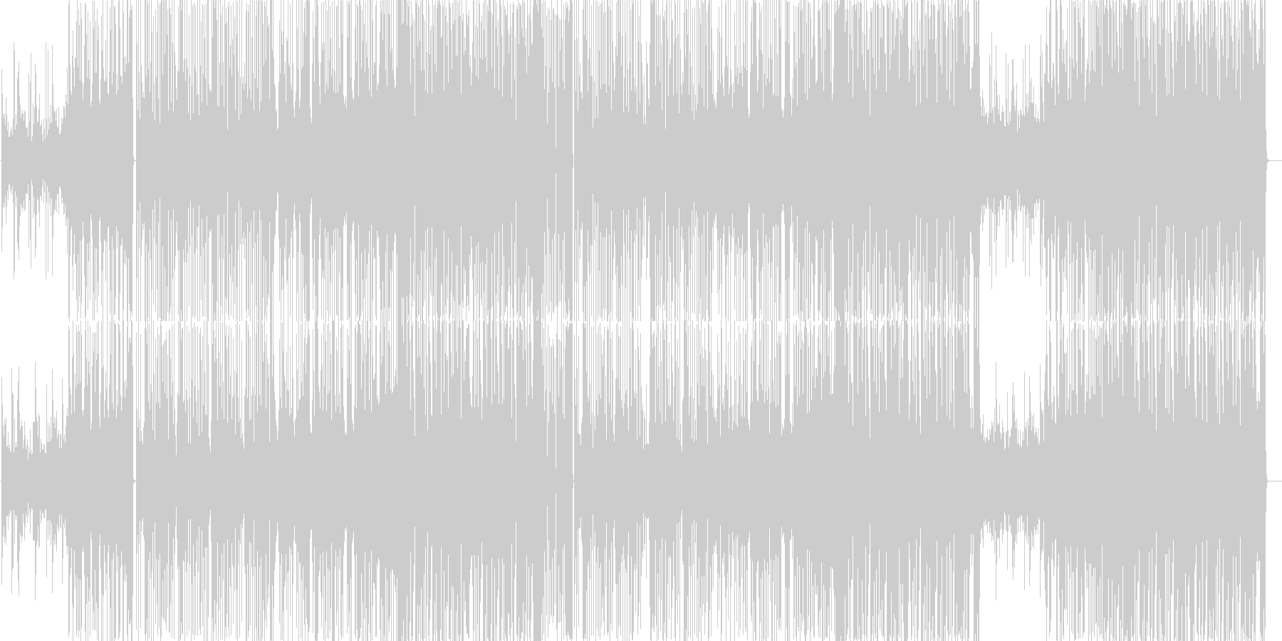 未再生の波形