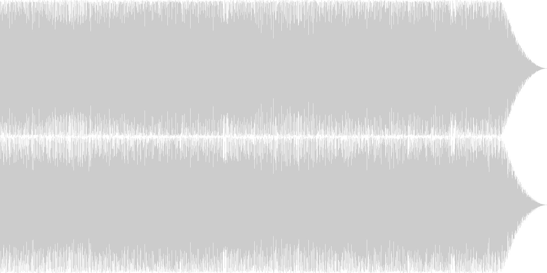 未再生の波形