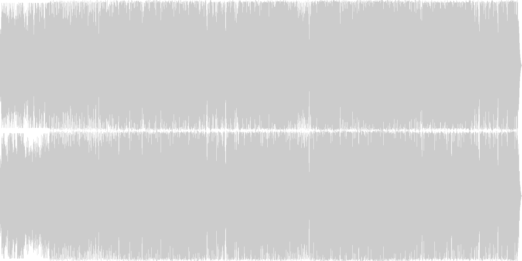 未再生の波形