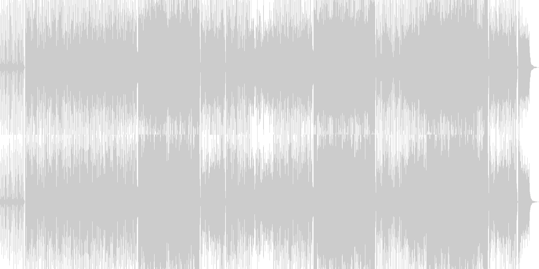 未再生の波形