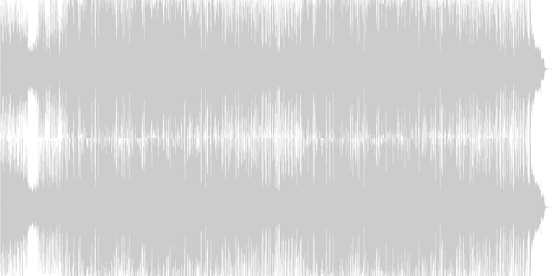 未再生の波形