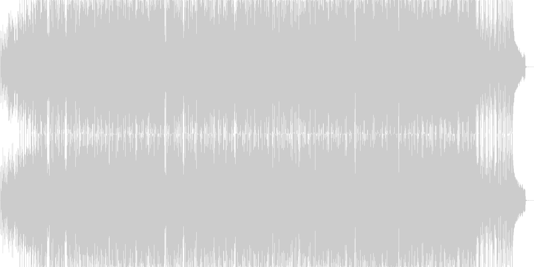 未再生の波形