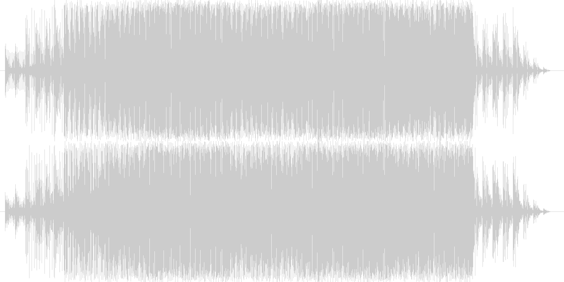 未再生の波形
