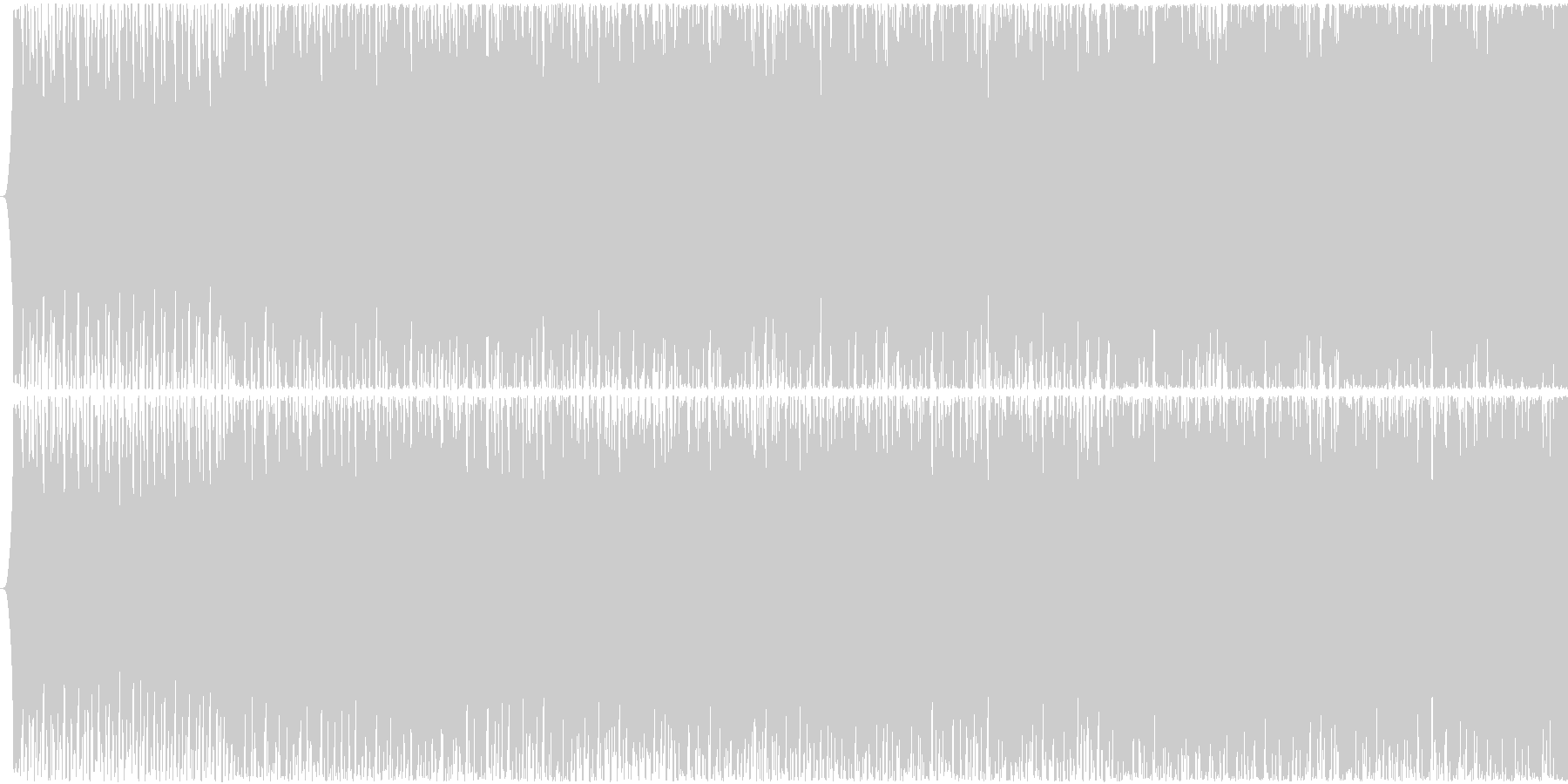 未再生の波形