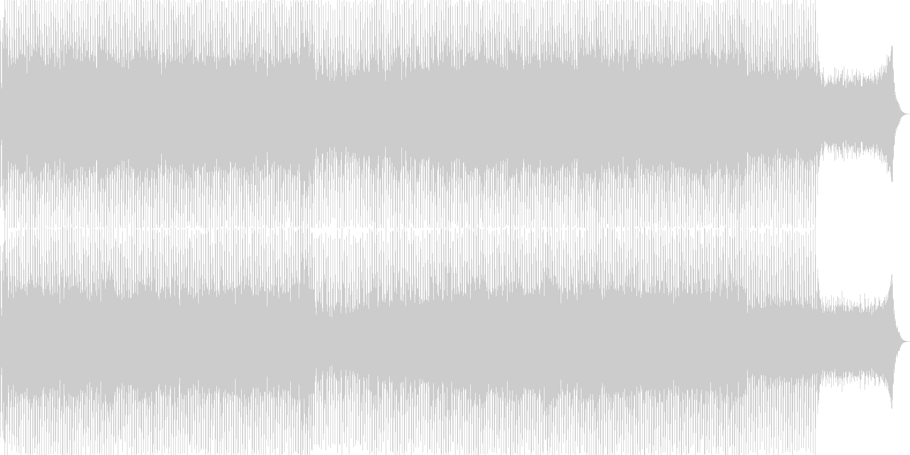 未再生の波形