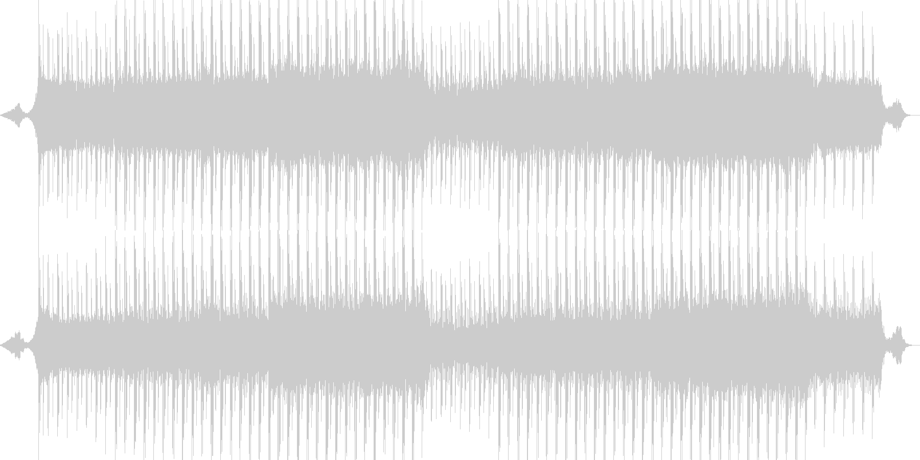 未再生の波形