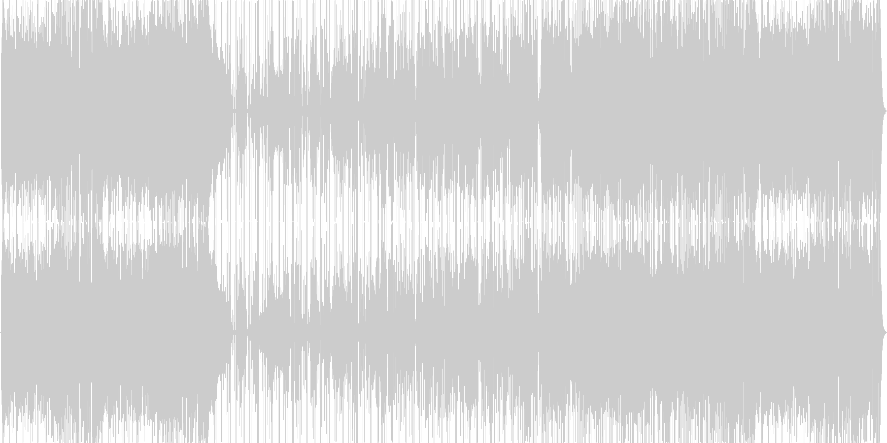 未再生の波形