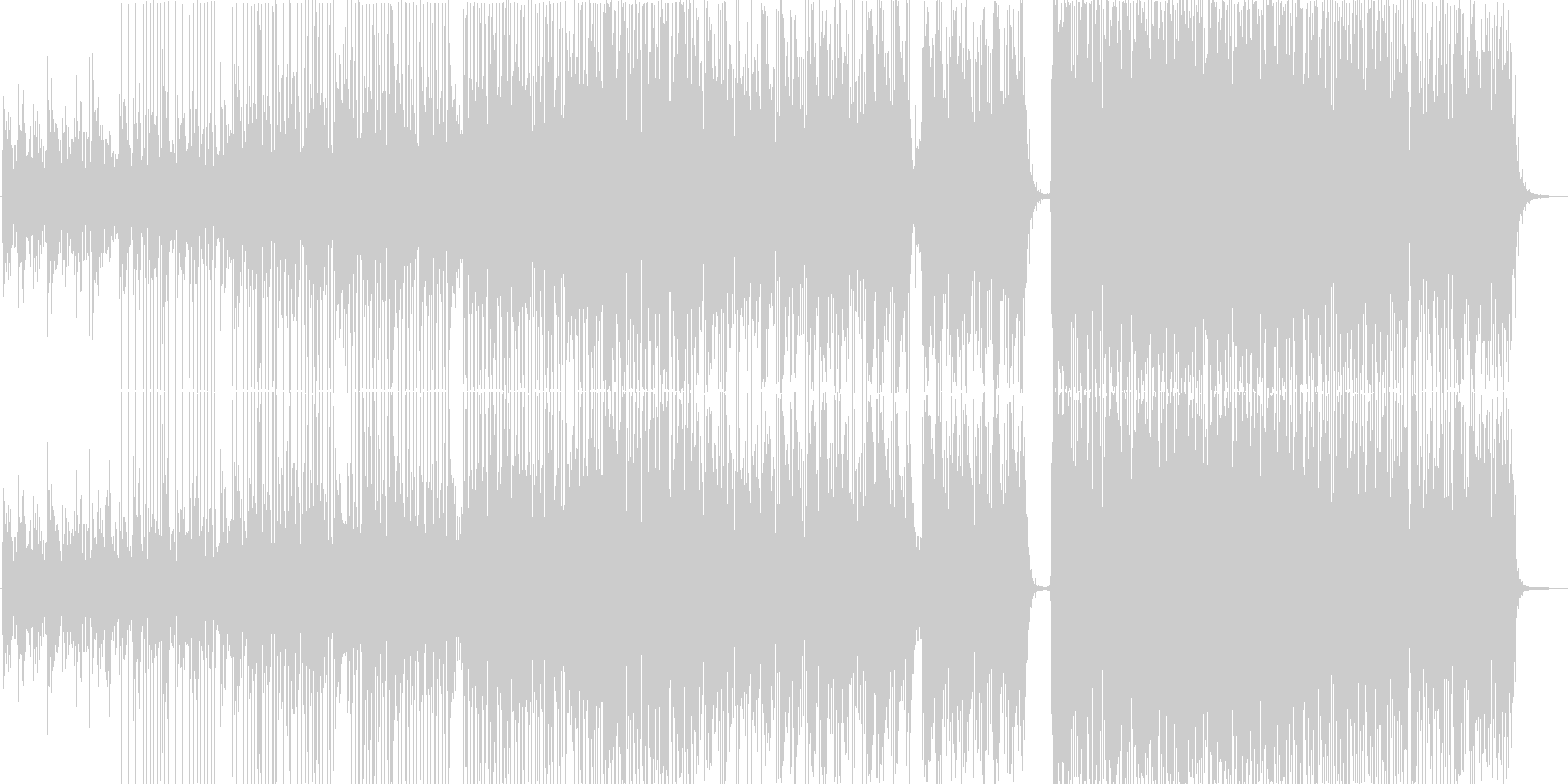 未再生の波形