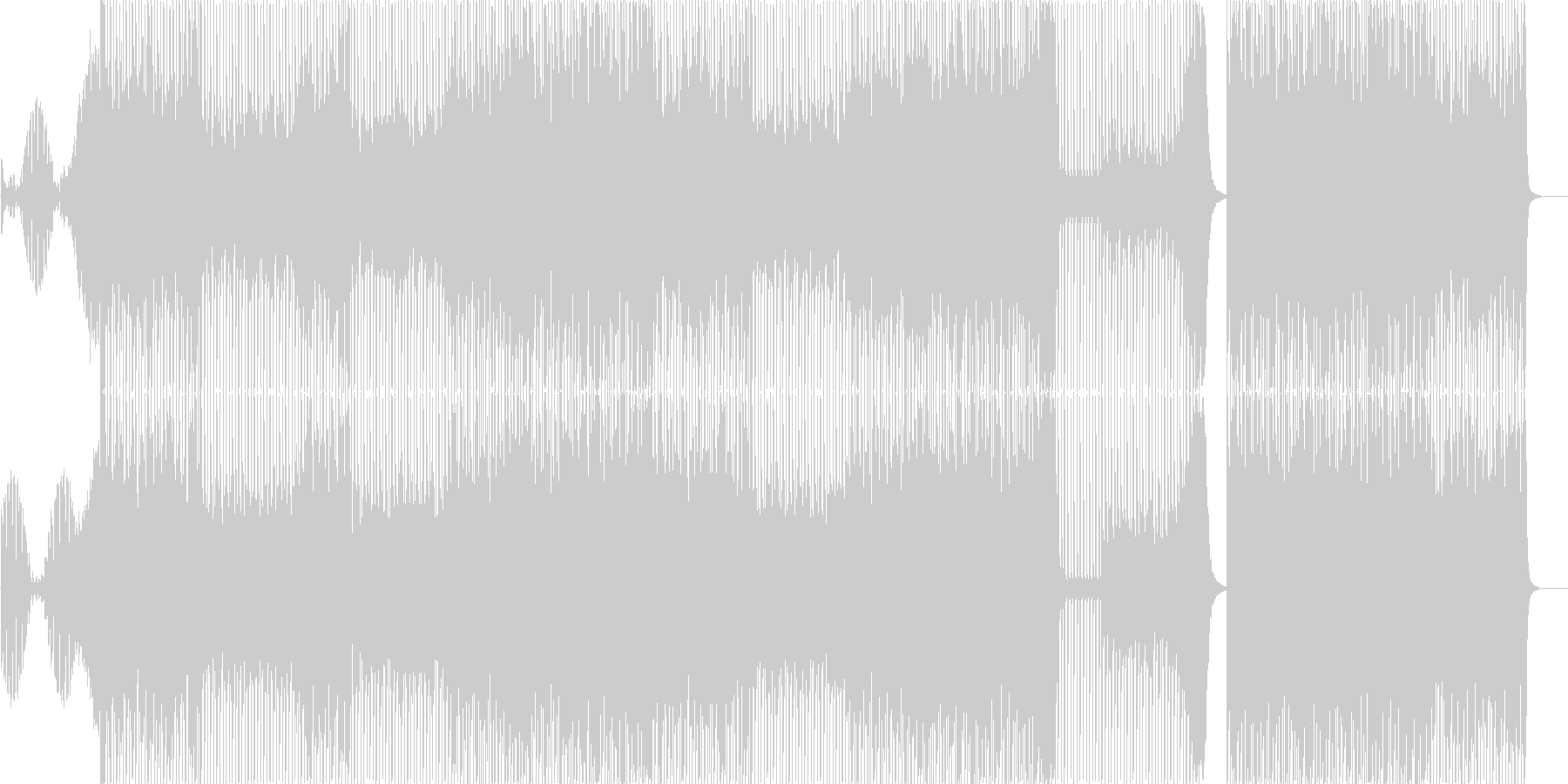 未再生の波形