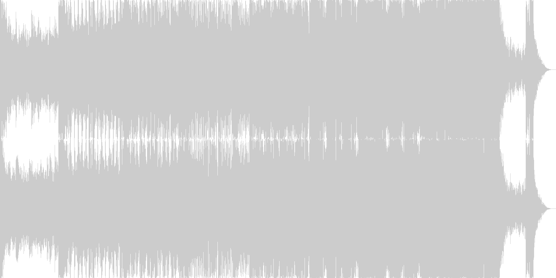 未再生の波形