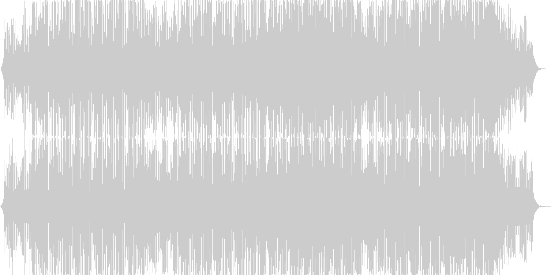 未再生の波形