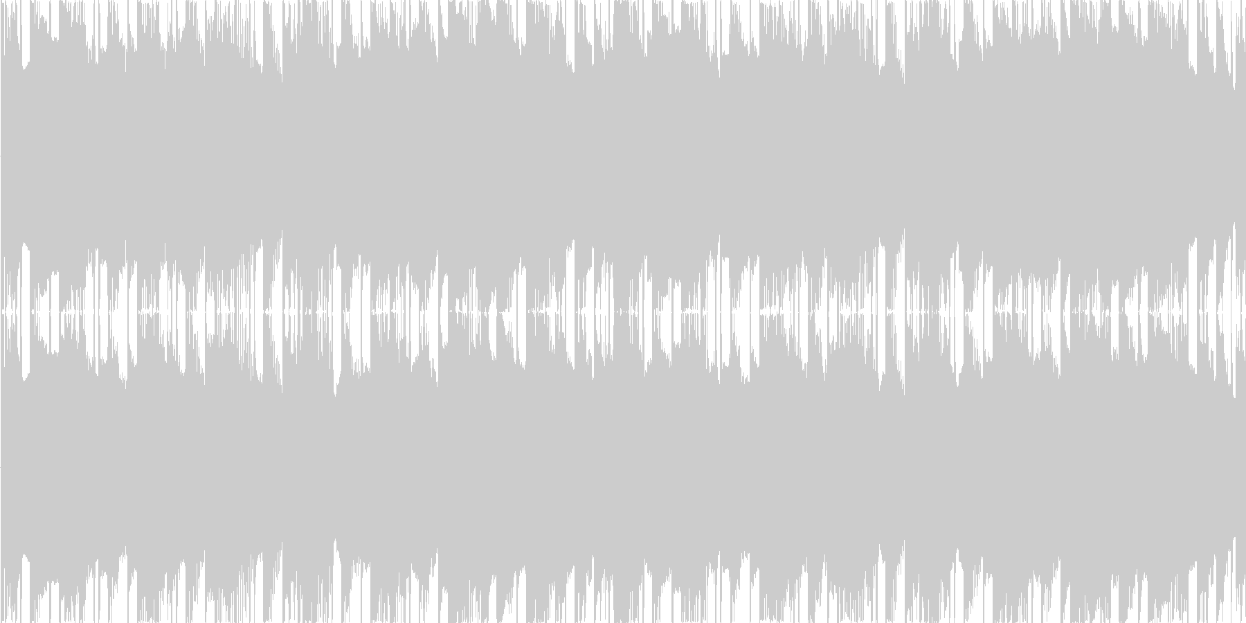 未再生の波形