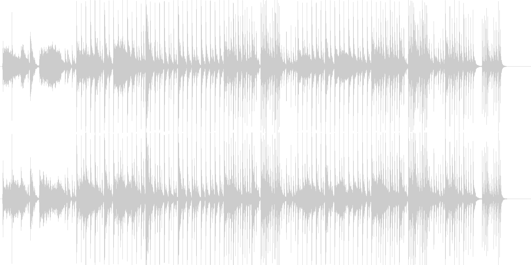 未再生の波形
